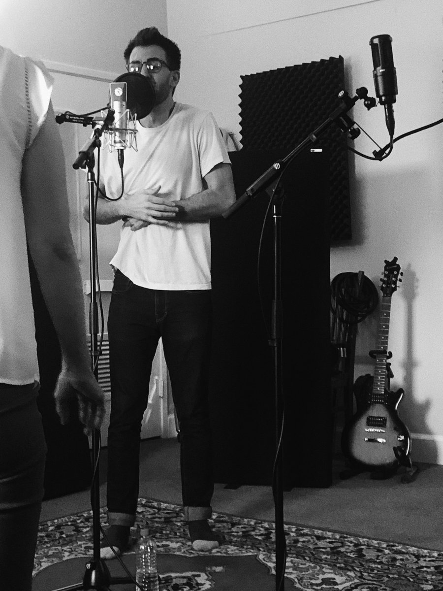 Spoilers ahead! 

Back in 2019, when we recorded #TheAMArchives, we acted out as much of the action as we could.

Here is @IanMcSomething, acting out the end of Episode 14. Have you listened yet?

linktr.ee/brightuniverse