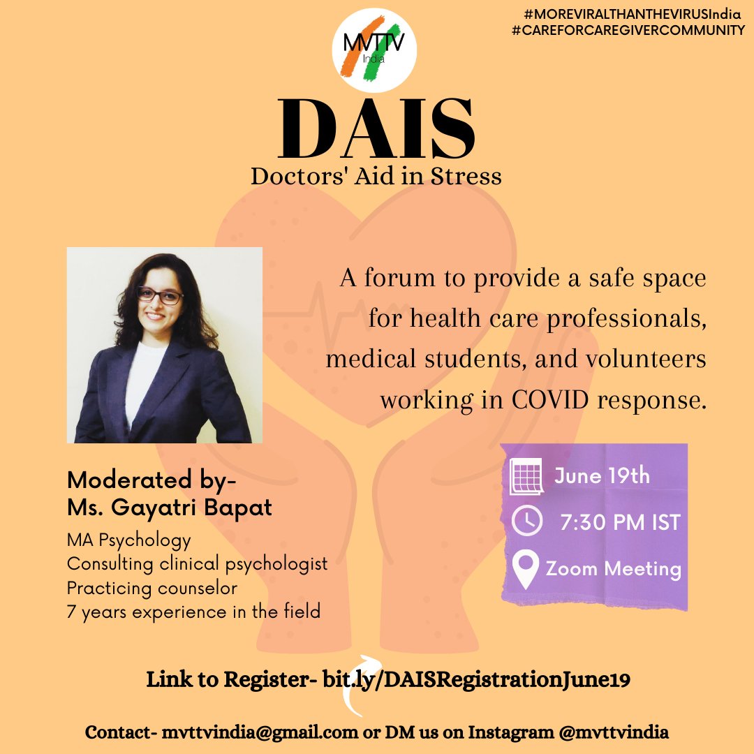IndiaMvttv's tweet photo. These are difficult times for everyone as a community and even more so for the country’s doctors and frontline workers like you who are working tirelessly for patient welfare. 
It is unimaginable what you all go through but all we can do is try. https://t.co/RllTf1eGur