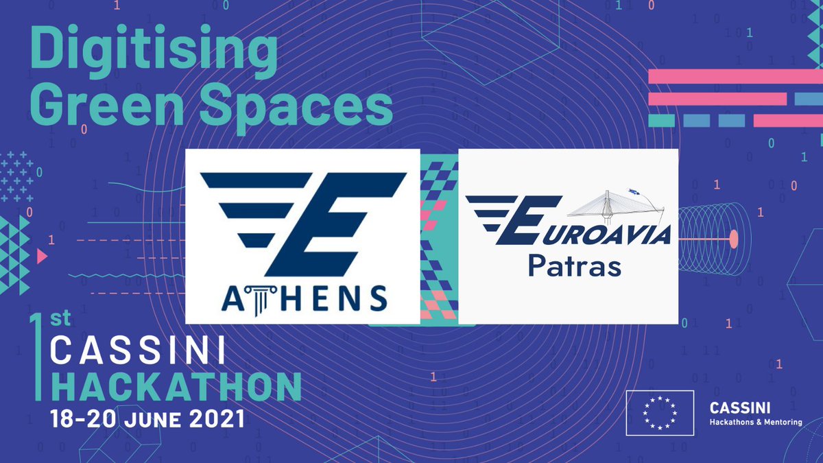 Corallia (@coralliaorg) on Twitter photo Less than1 day left to start your space journey with us!!
👉If not yet, Register at lnkd.in/dT-Yene
& let us know your team at lnkd.in/eJbnHnY
And ..... meet @EUROAVIAPatras and <a href="/EUROAVIA_Athens/">EUROAVIA Athens</a> , two of the community partners of the CASSINI Hackathon Greece 2021 Less than1 day left to start your space journey with us!!
👉If not yet, Register at lnkd.in/dT-Yene
& let us know your team at lnkd.in/eJbnHnY
And ..... meet @EUROAVIAPatras and <a href="/EUROAVIA_Athens/">EUROAVIA Athens</a> , two of the community partners of the CASSINI Hackathon Greece 2021