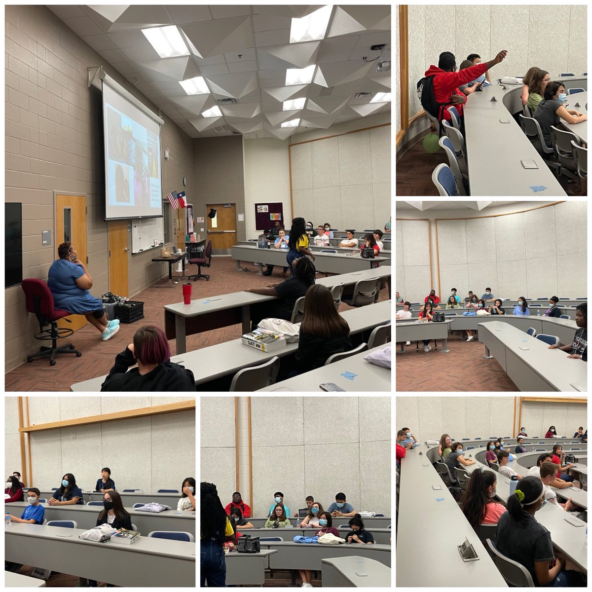 Thank you LHS Farmer Alumnus and Harmon teacher Ms. Jacole Elliott for sharing your educational and career journey with our LHS Harmon Test Prep Camp students today.  ⁦@CoachCartmill1⁩ ⁦<a href="/LHSHarmon/">LHS Harmon Campus</a>⁩ #farmerpride