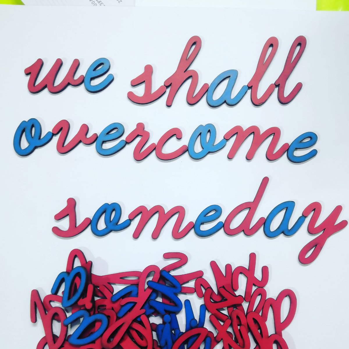 MFMToys's tweet image. The second wave of covid has been harsh. But we shall overcome!
#cursiveletters #cursivelearning #rabindranathtagore #weshallovercome #montessoriathome