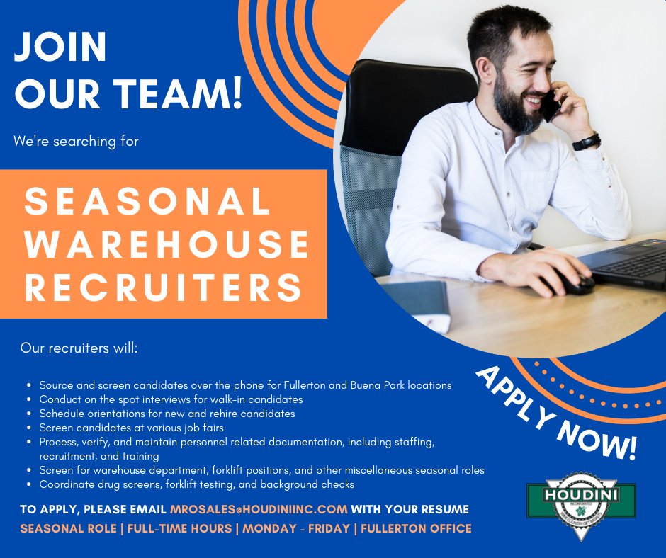 houdini jobs fullerton houdini jobs fullerton
