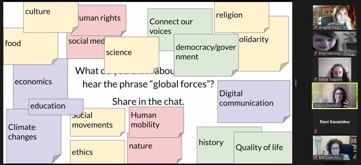 Uncovering the Everyday: Observing and Connecting to Global Forces. Thank u <a href="/SheyaPZ/">Sheya</a> for this inspiring session!!! <a href="/OutofEdenLearn/">Out of Eden Learn</a> #EdenLearnGR