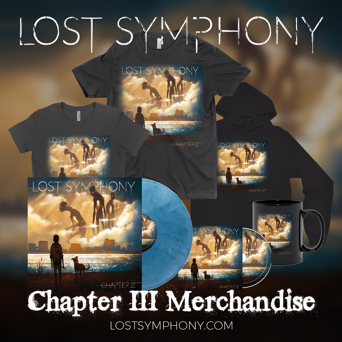 lostsymphony1's tweet photo. Have you checked out the 'Chapter III' merch yet??  We've got some killer bundles available exclusively at https://t.co/IydM4z5Ylc! https://t.co/Hp5SZFbeHO