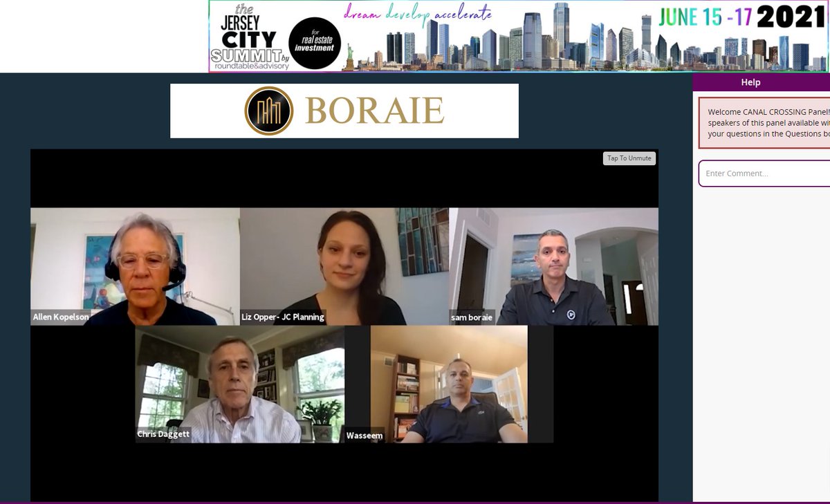 Principals of <a href="/BoraieDev/">Boraie Development </a>, <a href="/JerseyCity/">City of Jersey City</a>, <a href="/nkarchitects/">NK Architects</a>, <a href="/HampshireCo/">Hampshire Companies</a> are offering us an exclusive look at Jersey City's Canal Crossing development during <a href="/TheJCSummit/">The Jersey City Summit</a> airing now!   
#CanalCrossing  #TheJerseyCitySummit #jerseycity 
Watch now: thejcsummit.com