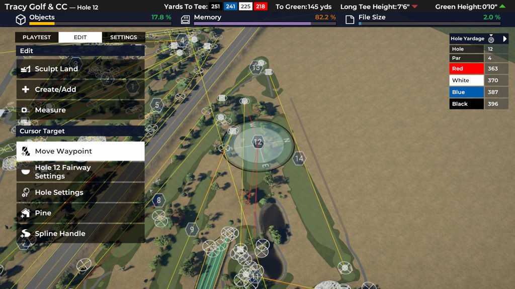 TDunlop07's tweet photo. Alot of progress being maid on the RCR of @TracyGolf @PGATOUR2K
Im trying to plant at least 1 hole every 2 days. Im using pictures Iโve taken on course & using the @18BirdiesApp for GPS.
I planted all of hole #12 last night on #PGATOUR2K21
Future #KillerCourse #RealLifeCourse https://t.co/a8maSdf99e