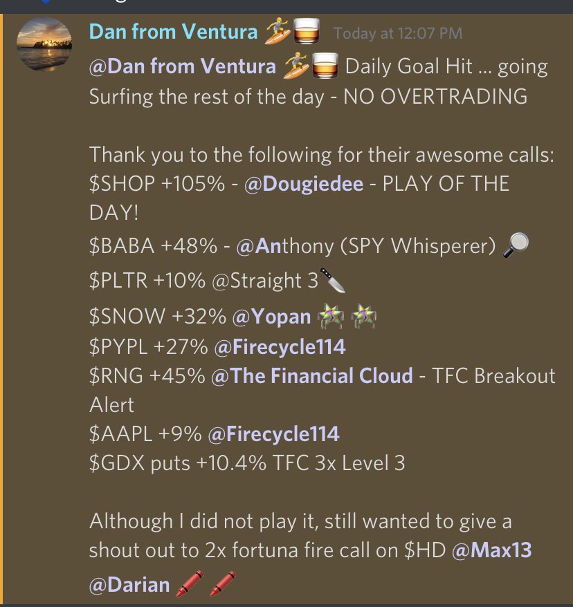 Dougie_dee's tweet photo. @tfinancialcloud Stays popping. Everyone eats. Dan was eating today https://t.co/8poU0WQhTo