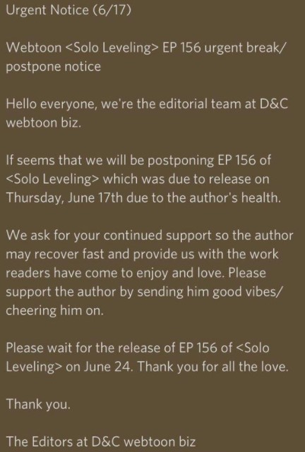 Solo leveling chapter 156