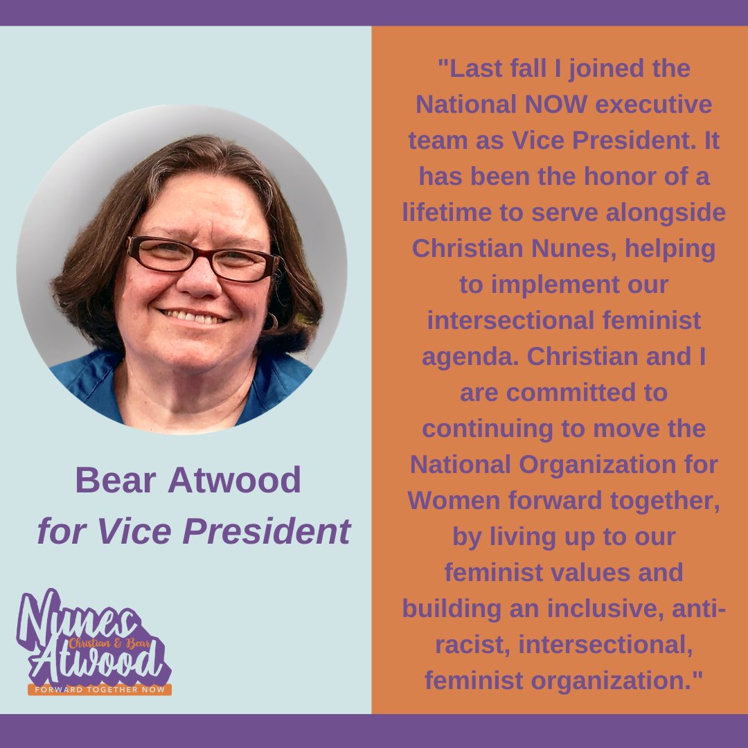 ForwardNOW21's tweet image. I’m excited to be running for Vice President of NOW. I hope I can count on your support at our annual conference. mailchi.mp/615f9f9128a5/s…