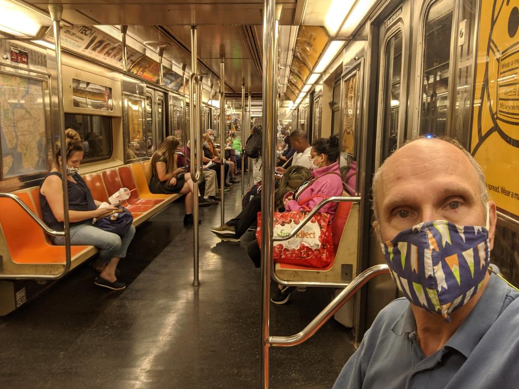 slwelsh's tweet image. OMG I am on the subway.