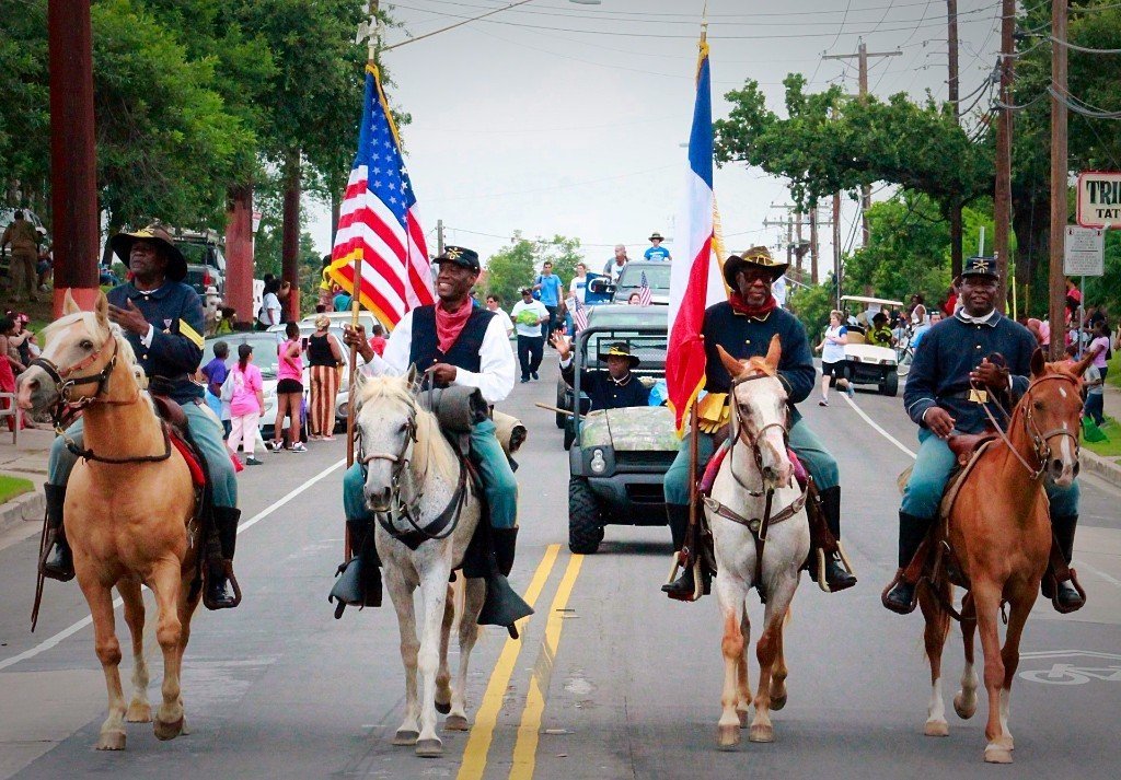 iowahawkblog's tweet photo. Juneteenth parade Austin. Imagine a self-styled "patriot" being triggered by this https://t.co/RWDAdrz4rX