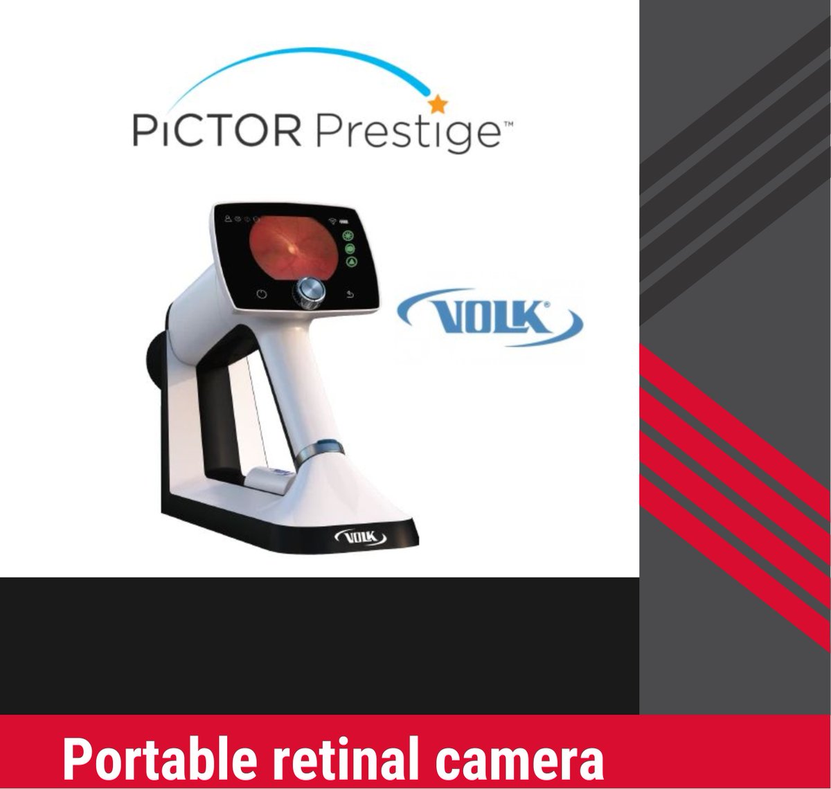 Mercoframes's tweet image. Mercoframes Optical corp introduces The Portable Retinal Camera Pictor Prestige Volk
Territorial Restriction applies
#ophthalmicequipment
#ophthalmic
#optometry
#optical
#optometrist
#ophthalmology
#eyecare 
#equiposmedicos
#ophthalmologyequipment
#retinalcamera
#ophtalmology
