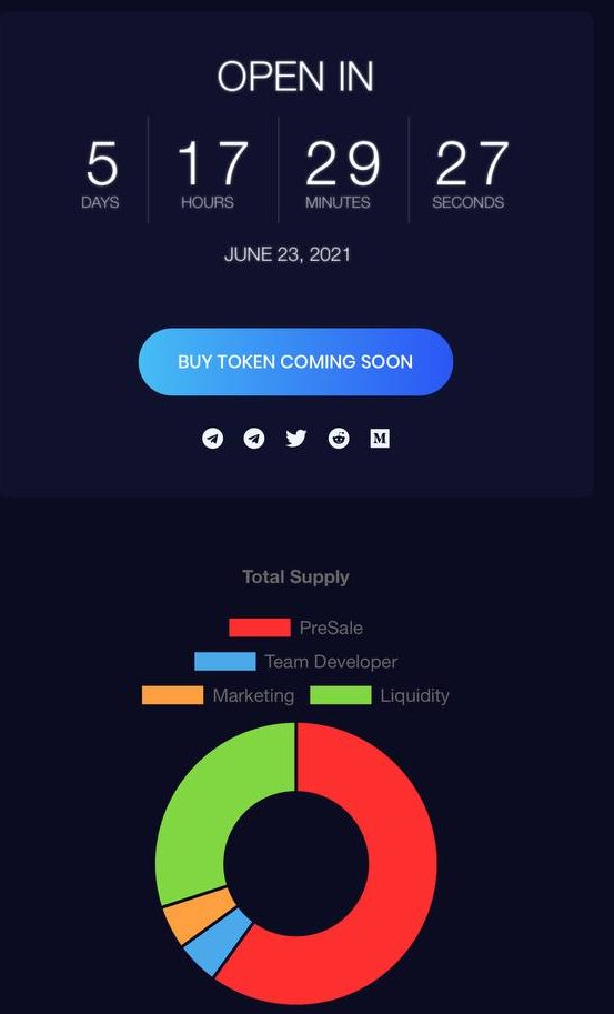 You want x10-x100 , don't miss $KiKo, $KiKo is the key!

Private Sale: 
🥇Price: 1BNB = 500,000 KIKO
💰Min Contribution: 0,1BNB
💰Max Contribution: 2BNB
💰Softcap: 15BNB
💰Hardcap: 50BNB
📅 Start Date :12:00 UTC  JUN 23
📅 End Date : 13:00 UTC   JUN 23