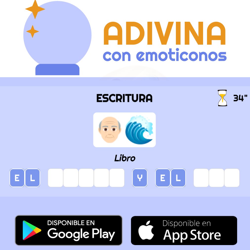 n2dev_code's tweet image. ¿Os habéis leído este libro? Es todo un clásico..🤓
#LibrosRecomendados #libros #leer
Adivina con Emoticonos, app GRATUITA para iOS y Android. ¡Anímate a JUGAR!
#Apps #developers #N2dev #iOS #Android #AdivinaConEmoticonos #GuessWithEmoticons #emoji #boardgames #juegosdemesa #quiz
