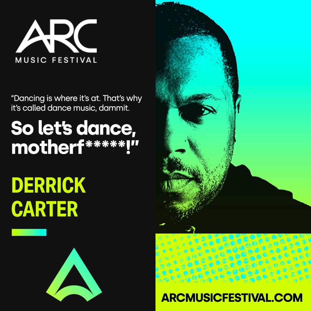 Do as Derrick Carter says and let's f****** dance this Labor Day Weekend.

🎟 ➜ arcmusicfestival.com