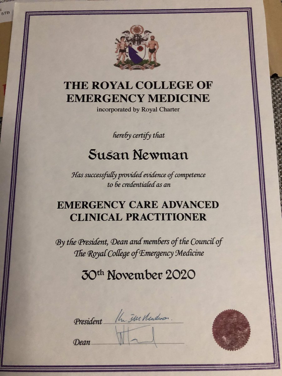 SuzieGtheACP's tweet image. So this arrived! I love a certificate……..particularly proud of this one though🤗🥂 I did try to request a bottle of bubbly from my husband to celebrate its arrival but informed plenty of sparkling water at home😆 Thanks @BRIeducation #ACP #credentialed