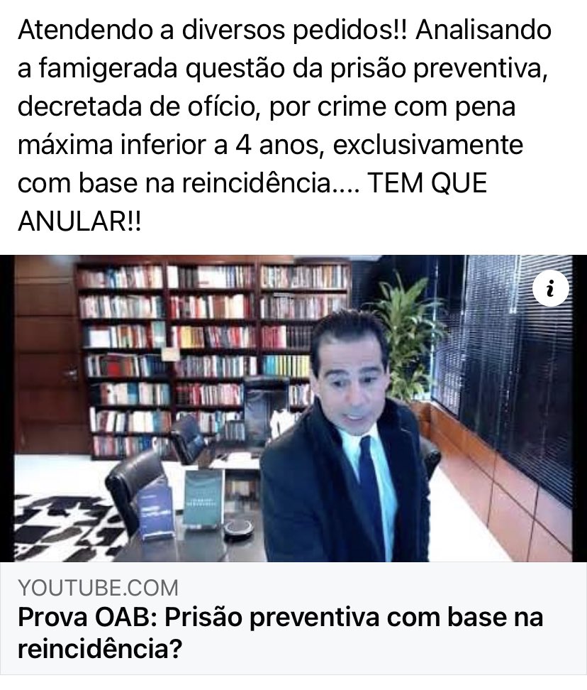 Tá lá no meu canal do YouTube!