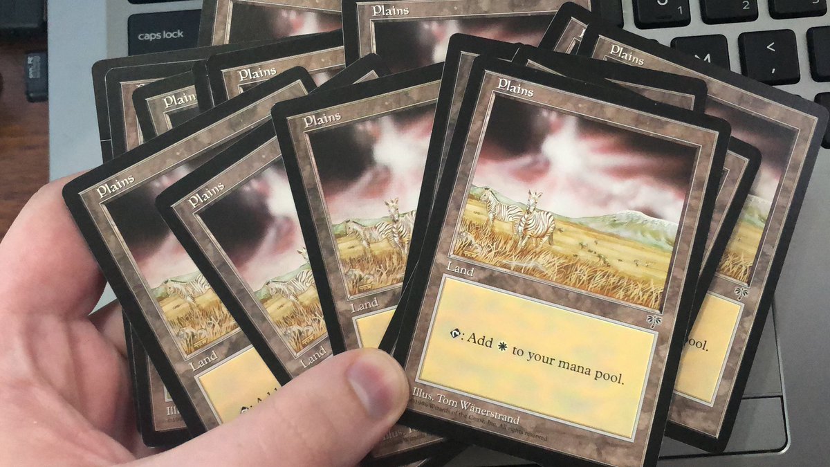 Alby_MTG's tweet photo. @MagicwithZuby They have zebras on them https://t.co/YZ3AxWZq5x