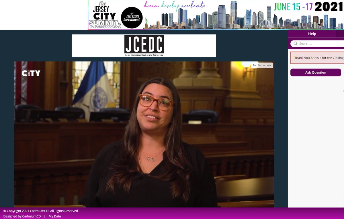 We'd like to really thank @annisiaoncities for sharing her insights and the City's perspective at our Summit's Closing Remarks.  Thanks so much for sharing!  What a remarkable event it's been <a href="/TheJCSummit/">The Jersey City Summit</a> 2021 Virtual Summit!
#TheJerseyCitySummit #JerseyCitySummit #jerseycity