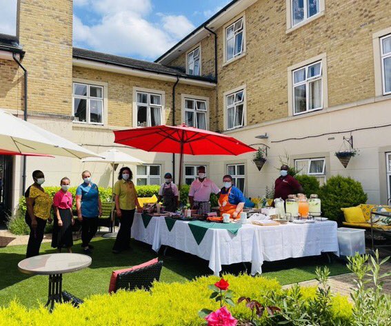 Kew House Care Home (@kewhousecare) on Twitter photo Yesterday <a href="/KewHouseCare/">Kew House Care Home</a> fabulous dining team provided a delicious BBQ lunch for residents and team members to enjoy in the garden ☺️ #teamwork #diningteam #bbq Yesterday <a href="/KewHouseCare/">Kew House Care Home</a> fabulous dining team provided a delicious BBQ lunch for residents and team members to enjoy in the garden ☺️ #teamwork #diningteam #bbq