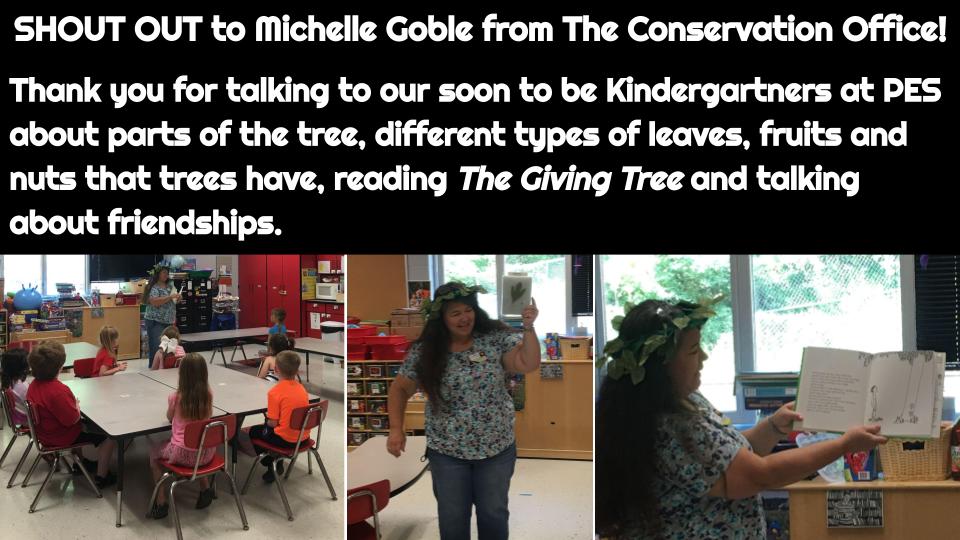 SchoolsFloyd's tweet photo. Michelle Goble &amp; the Floyd County Conservation Office are wonderful community partners! https://t.co/GHBl0G7hnw