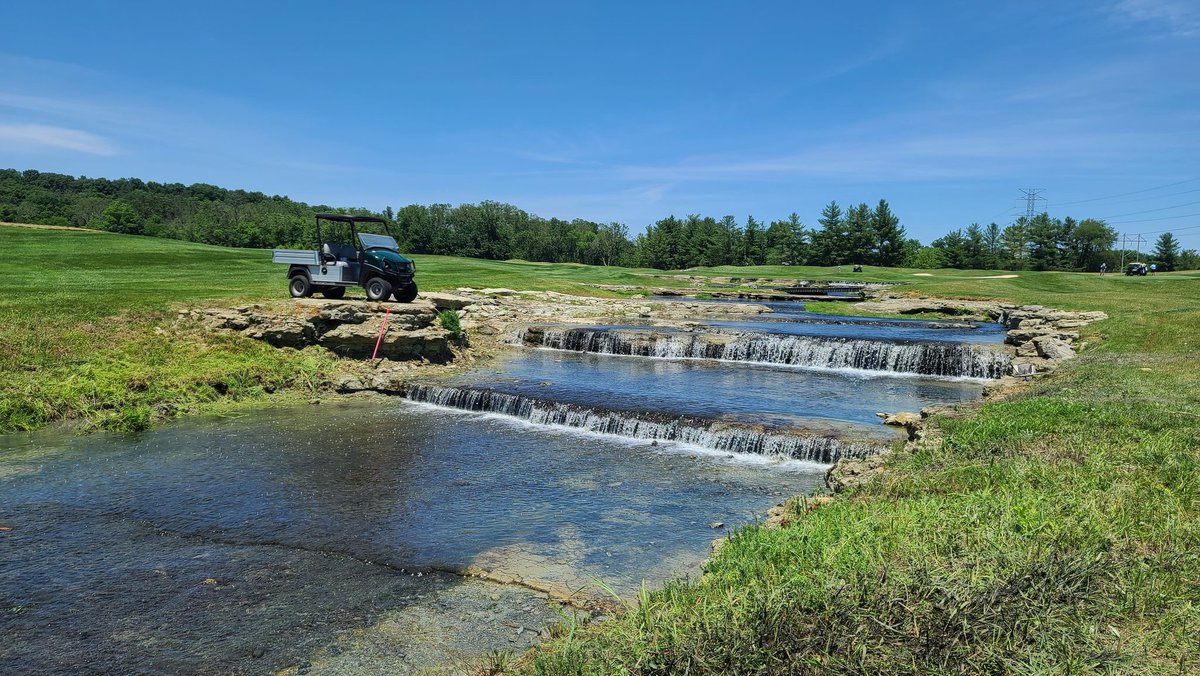 A little before and after action. The guys knocked it out of the park! #valhalla #valhallagolf