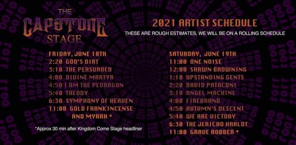 KCF 2021 STARTS TOMORROW! 

<a href="/disciplerocks/">Disciple</a> • <a href="/theletterblack/">The Letter Black</a> • @thegfmband • <a href="/GraveRobberPunk/">Grave Robber</a> • and more! 

45 BANDS • 2 DAYS • 2 STAGES

FREE ADMISSION, PARKING &amp; CAMPING 

HOWARD COUNTY VIETNAM VETERANS ORGANIZATION GROUNDS
8313 COUNTY ROAD E 400 S, GREENTOWN, IN