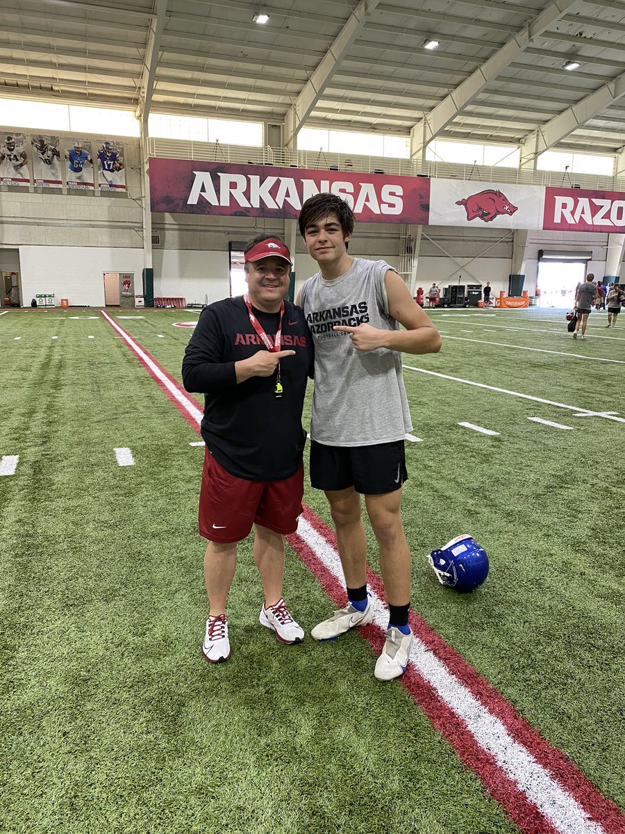 Lawson Worthey (@lawsonworthey) on Twitter photo Had fun at Arkansas football camp. Thanks <a href="/CoachSamPittman/">Coach Sam Pittman</a> <a href="/Dowell_Loggains/">Dowell Loggains</a>.Learned at lot of great things. Can’t wait to come back next year. Had fun at Arkansas football camp. Thanks <a href="/CoachSamPittman/">Coach Sam Pittman</a> <a href="/Dowell_Loggains/">Dowell Loggains</a>.Learned at lot of great things. Can’t wait to come back next year.