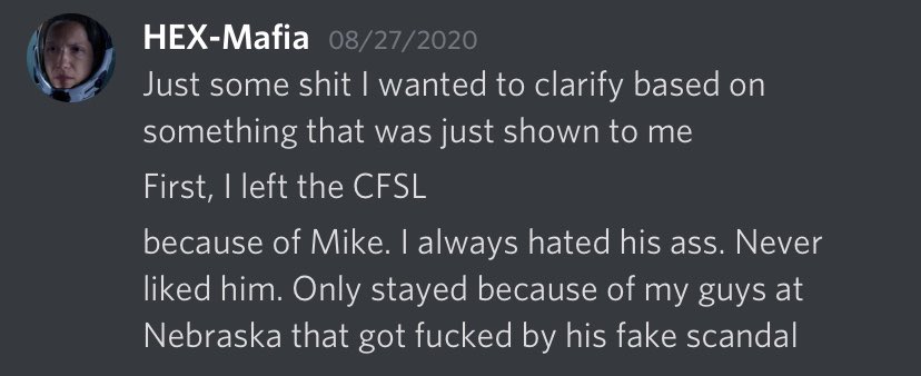 InsiderCraigB's tweet photo. @sports_fan39 @realmajesty95 This the same guy? He was always a fake tough guy. Even when he came crying into my DMs because mike was mean to him. https://t.co/A69Q7hjEAC