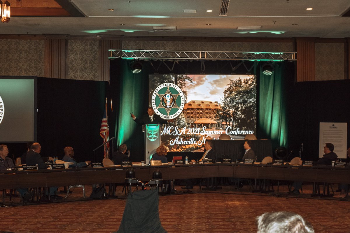 MCSheriffs's tweet photo. Thank you to the Honorable Troy Nehls, United States House of Representative, for providing a legislative update to the MCSA membership. #MCSASummer21 https://t.co/pKe8CjFXPD
