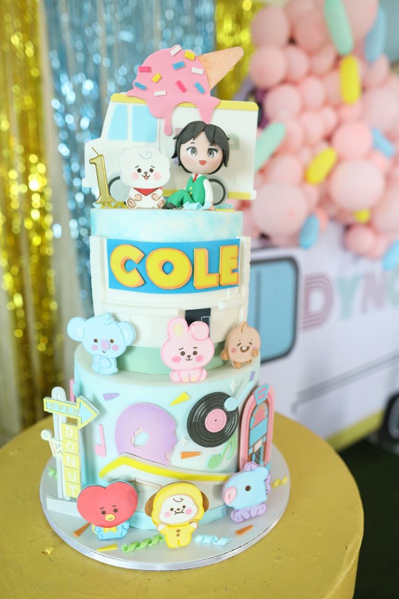 jin_lace's tweet photo. My baby ARMY turns one year old today. 💜🎉  #coleturnsdynam1te @BTS_twt #btsbaby #bt21 https://t.co/lnp8kJSfIB