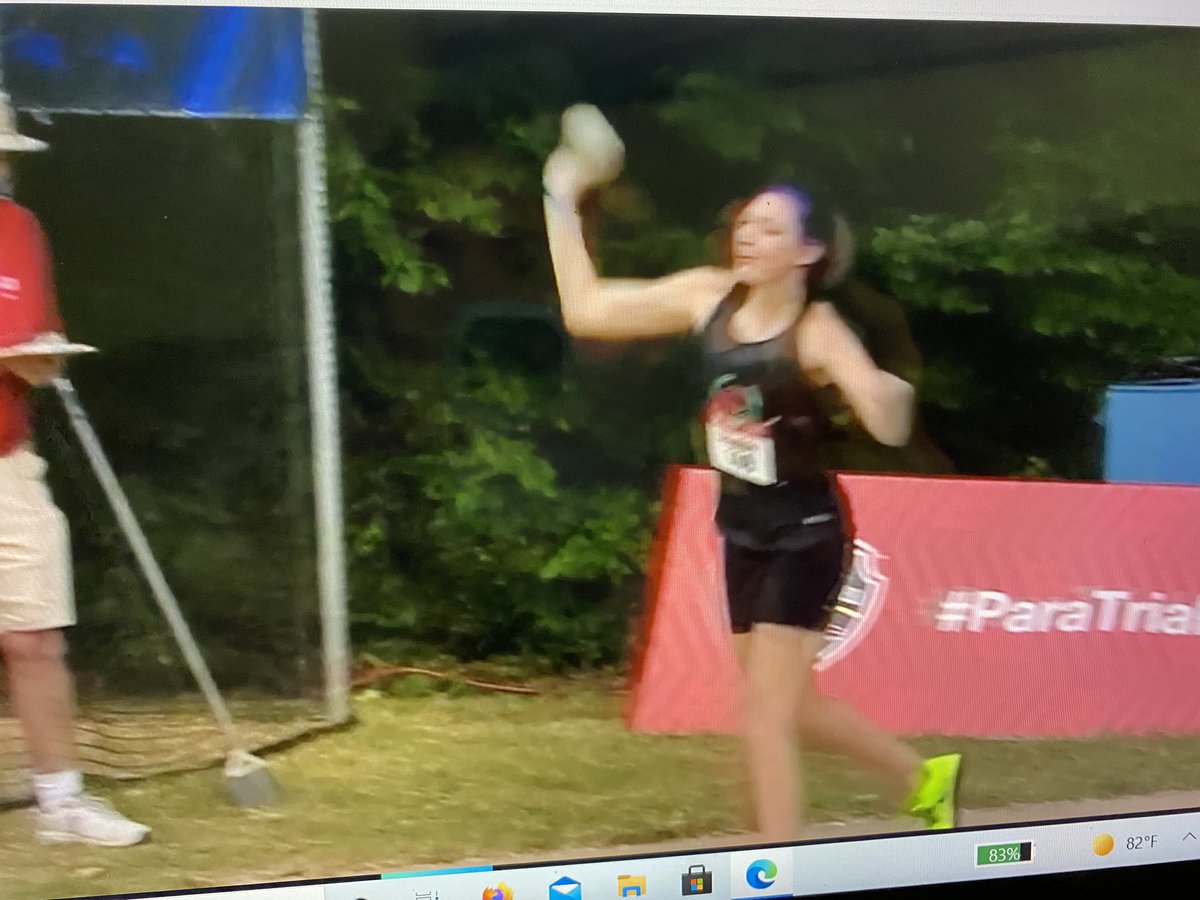 NorupPE's tweet photo. This girl has always amazed me!  Today I got to watch her in the 2021 Tokyo Paralympics Trials for shot put….she crushed it!  Keep chasing your dreams!! https://t.co/XAZSMHG3dV