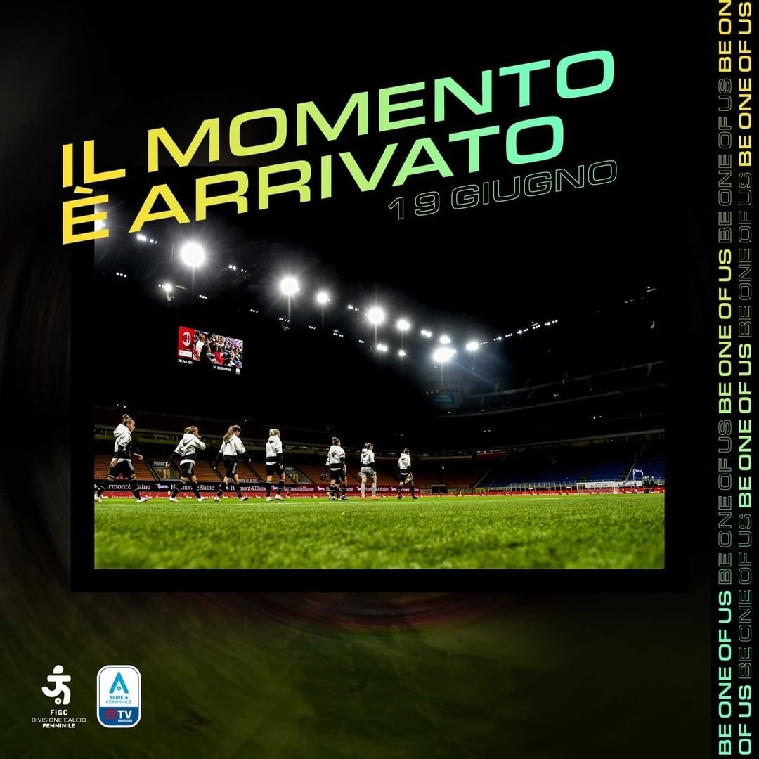 🏁 Sabato le fasi finali di ‘One of Us’, il talent game dedicato al calcio femminile ⚽

🙌🏻 In palio una borsa di studio in una squadra di #SerieAFemminile @TIM_vision 🔝

ℹ️ bit.ly/3gJPnP5
