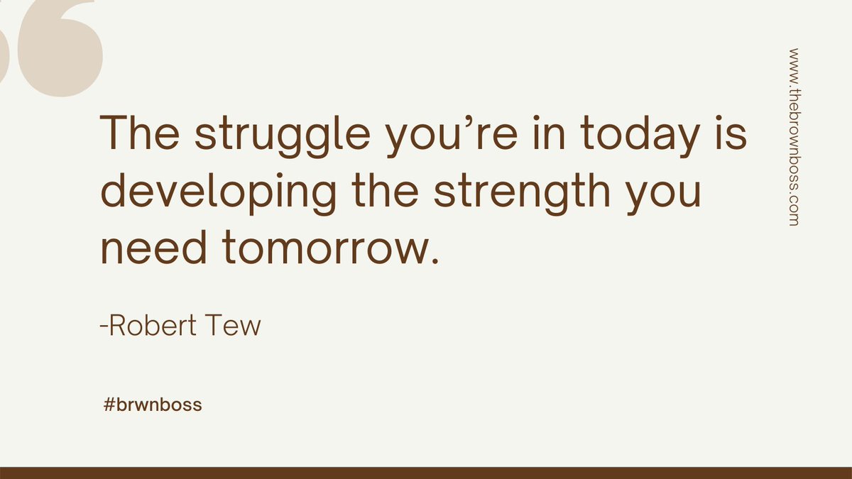 _BrownBOSS's tweet image. You are stronger than you think.

#abetteryou #brwnboss #quotesforyou