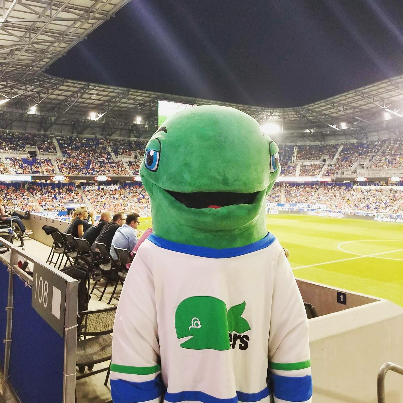 Hartford Whalers on Twitter "Happy NationalMascotDay to Pucky! 💚 🐳 