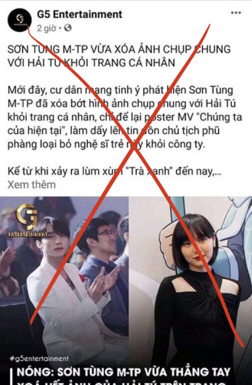 hanie_anh05's tweet photo. Sống cho nó tử tế vào,sai còn cố chấp😬Đăng tin sai bao lần rồi còn tuyên truyều nhau, để ngta hóng hớt,sai ra đấy có ai biết không hay chỉ hóng rồi bàn tán là giỏi?

NÓI KHÔNG VỚI FAKE NEWS
#StopSpreadingFakeNews 
#RespectSonTungMTP  
@sontungmtp777 #SonTungMTP https://t.co/Z9wvVzVslu