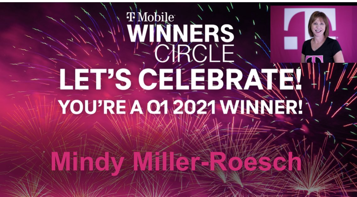 🎉Congratulations, <a href="/Mmroesch/">Mindy Miller-Roesch</a> on your Q1 2021 Winners Circle win! This is so well deserved for your partnership, tireless support of the frontline, and stewardship of our culture. I look forward to celebrating with you soon *in person*! 🎉