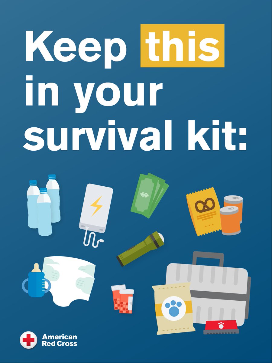 Flashlight? ✅ Medicine? ✅ Batteries? ✅
Now is the time to make sure your survival kit has everything you need: rdcrss.org/3gzVuFO