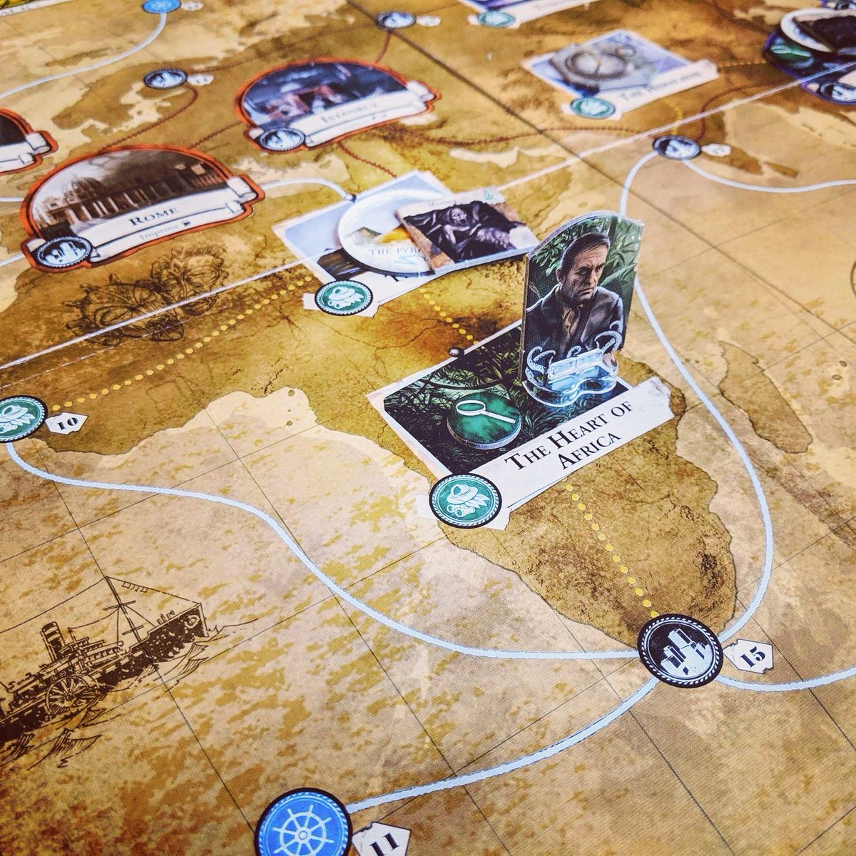 CooperativeCake's tweet photo. Favourite Lovecraftian board game? Eldritch Horror is definitely at the top.

Check out our review: 
https://t.co/YeTY57gqNp

#lovecraft #eldritchhorror #boardgames #cooperative #ffg https://t.co/dNisJgXghd