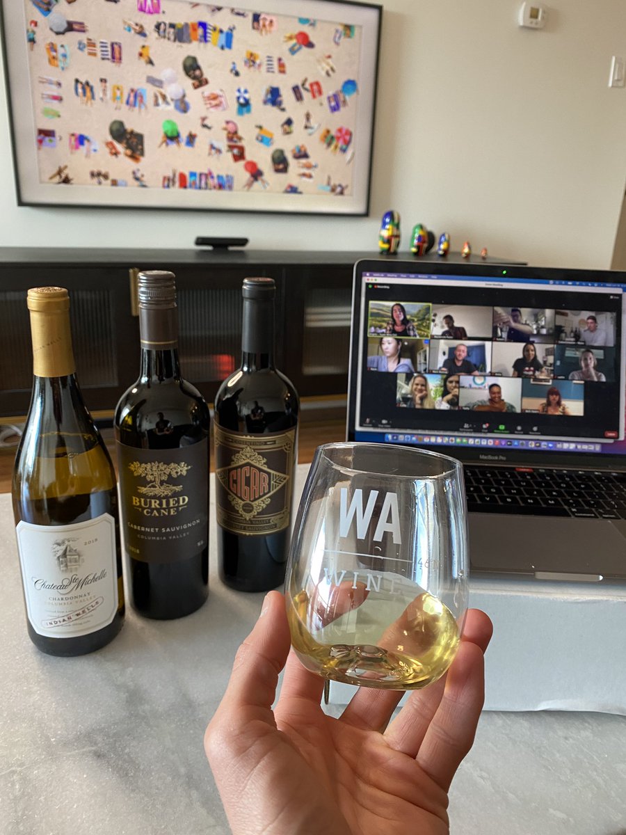 MackenziePutici's tweet photo. Sipping on #WashingtonState #Wine with @angelaaiello 
Love the opportunity to taste these often hard to find bottles from Pacific North West. https://t.co/elQBYzGB9o