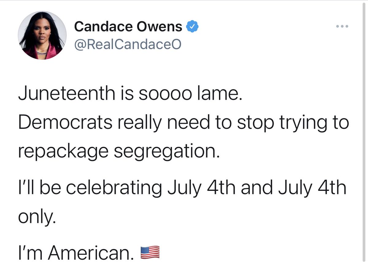 Self hate for profit is a helluva drug. 🤨

#JuneTeenth2021 
#EducateYourself