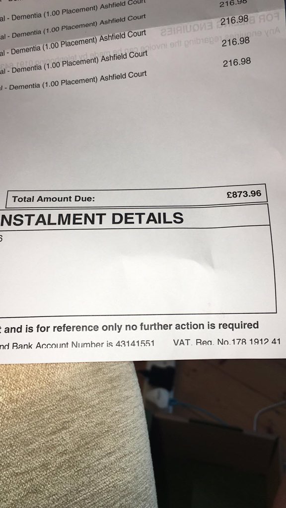 halhowc's tweet image. @OwenJones84 the cost of having the audacity to fall ill with dementia in England