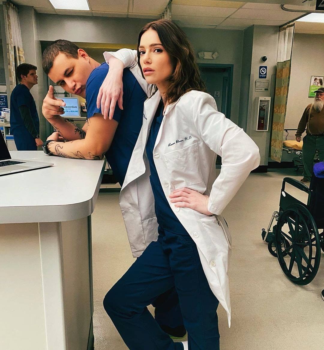 CaptainBadger79's tweet photo. Behind the scenes of @NBCNewAmsterdam
#RecessAtWorkDay #NewAmsterdam #DamFam https://t.co/UMFV715nv0