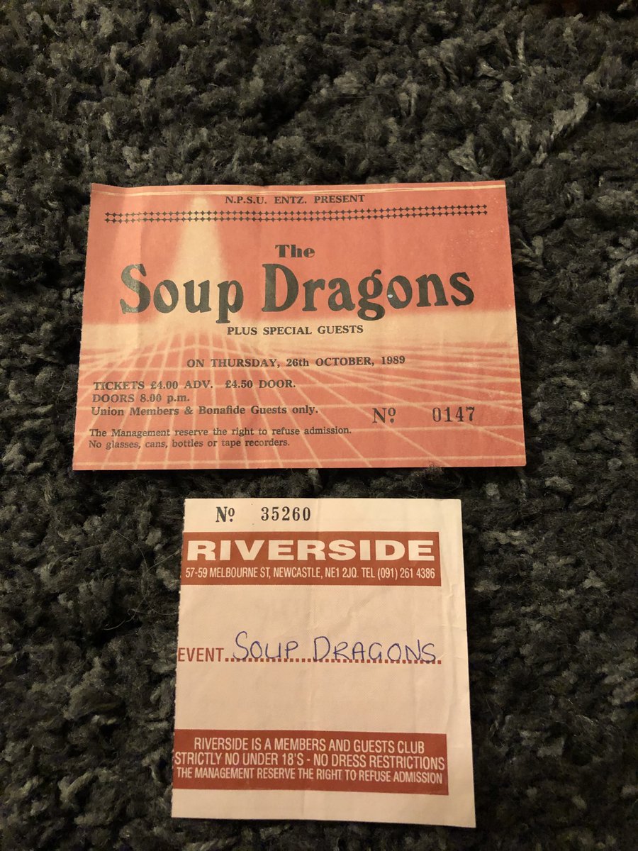 #soupdragons at Newcastle Poly then the Riverside, great gigs 89/90 ish ⁦@HifiSean⁩ #timstwitterlisteningparty