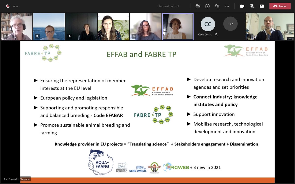 EATIP_eu's tweet photo. Collaborations between partners are an essential part of πͺπΊ#Technology #Platform working. Today at our #EATiP AGM we were lucky to have presentations from colleagues @FABRETP @EFFAB & from #SCARFish @EUScienceInnov on aspects of #aquaculture #health and #genetics ππππ¦ͺπ¬π§¬π https://t.co/CEht04SqU7