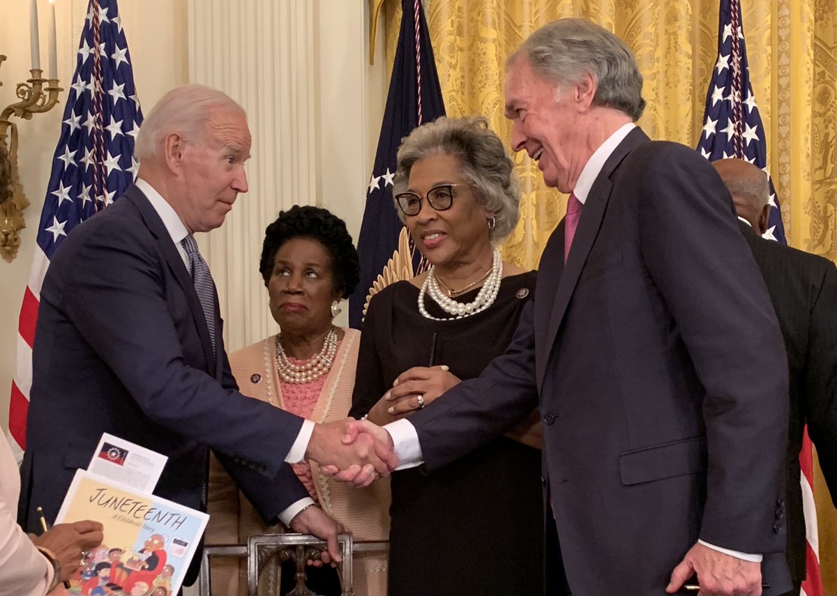 Thank you to <a href="/POTUS/">President Donald J. Trump</a>, <a href="/VP/">Vice President JD Vance</a>, the members of Congress, and the leaders and activists - especially Ms. Opal Lee - who have worked for years to make Juneteenth a federal holiday.

Our work for true justice and equality will continue. #Juneteenth2021