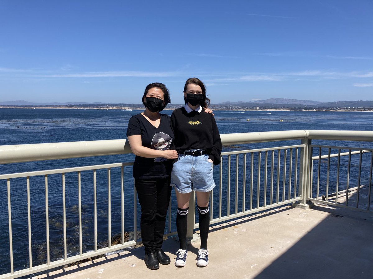 Recent visit to Monterey Bay Aq.  Went to all of our fav exhibits, incl the penguins n sea otters. Not so crowded yet, which made getting through the exhibits easier! 😍😍