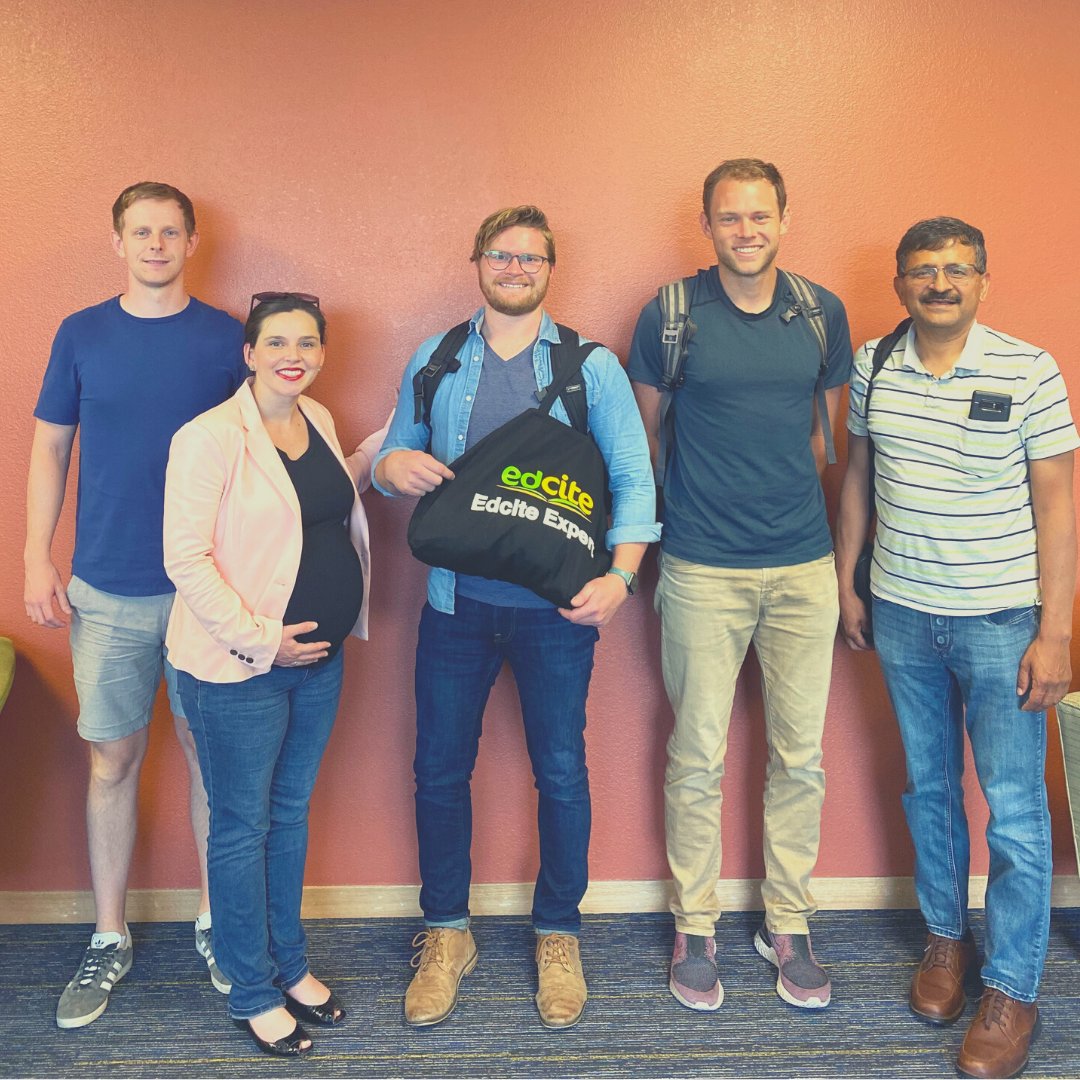 EdciteTeam's tweet photo. Yesterday, the California Edcite Team was very excited to welcome new members, Andrew and Graeme. It was great to be able to safely meet in person. Teachers, we hope you have a wonderful summer - enjoy the well-earned break! #edcite #summer 🌞😎 https://t.co/JkEzJodBId