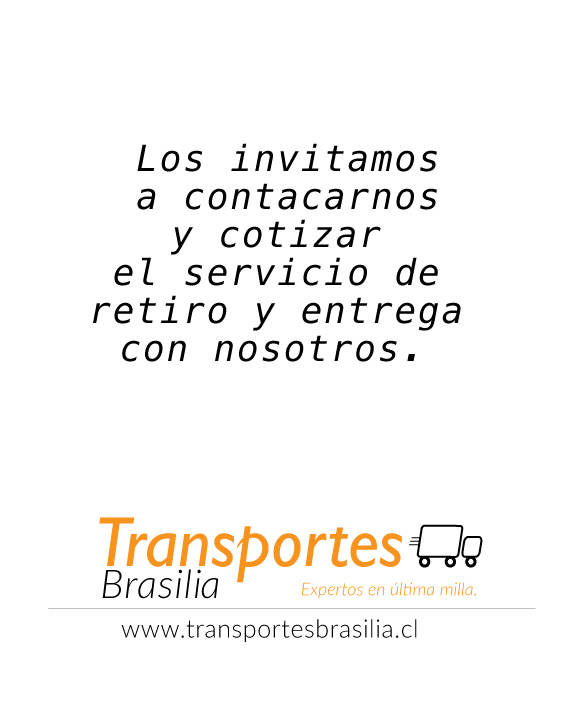 Nos pueden seguir en:
instagram.com/transportesbra…
Para saber más sobre nuestro servicio de retiro y despacho.