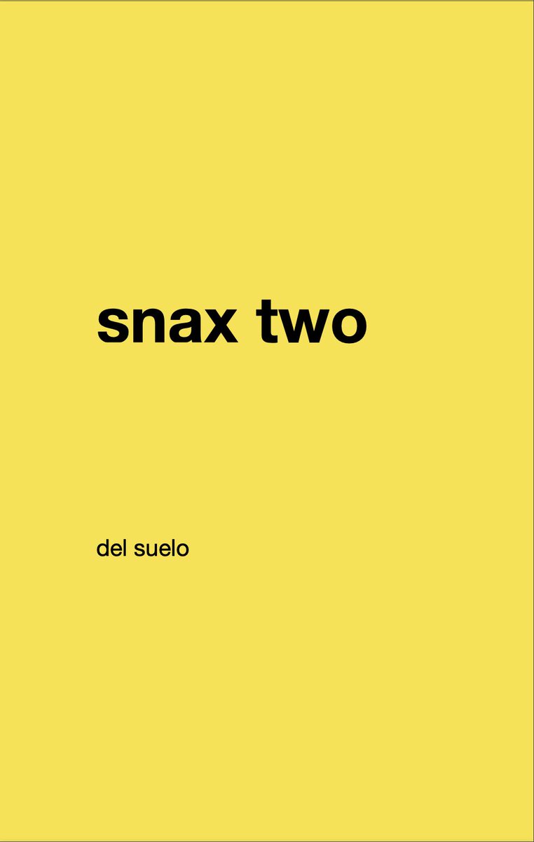New poetry book from
<a href="/del_suelo/">Del Suelo</a> via <a href="/wristshotbooks/">Wrist Shot Records & Books</a> 

LIMITED RUN! Order now
delsuelo.Bandcamp.com